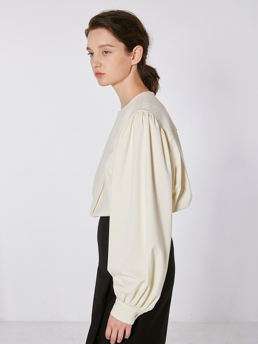 TOF FRONT LINE BLOUSE IVORY