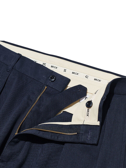OVERDYED WIDE TROUSERS (NAVY)