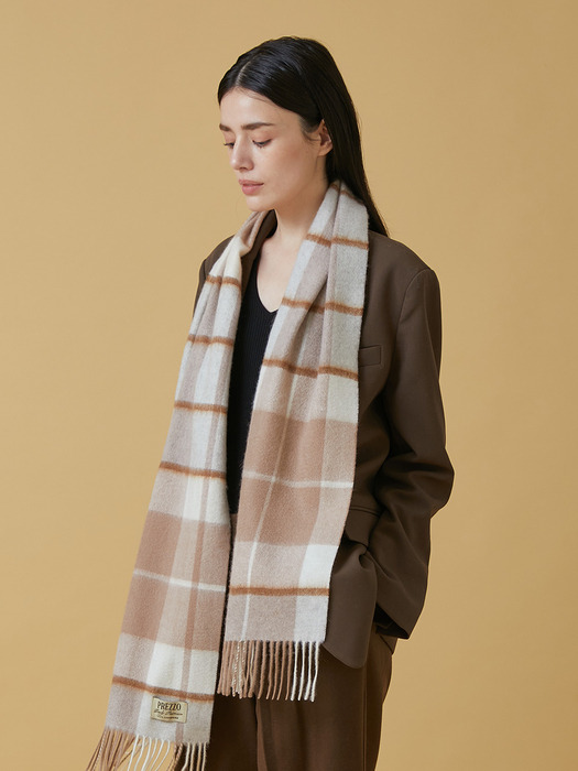 100% 캐시미어 체크 머플러 PLAID Muffler ELEGANTE (6color)