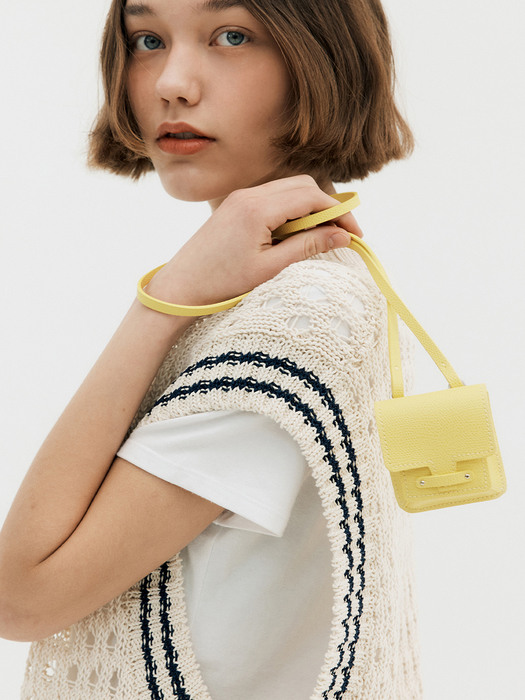 WKM Necklace Bag_Yellow