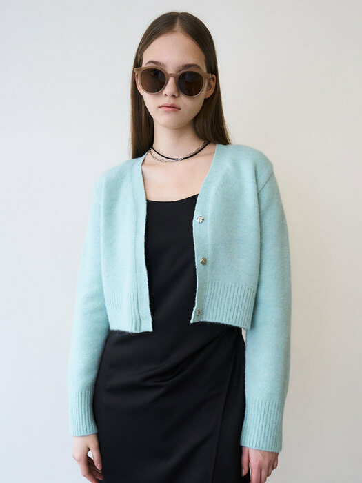 22 Spring_ Mint Cropped Cardigan