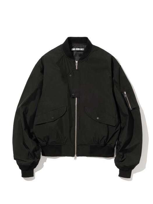 ma-1 blouson jacket black