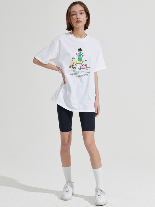 Run overfit T-shirt [White]