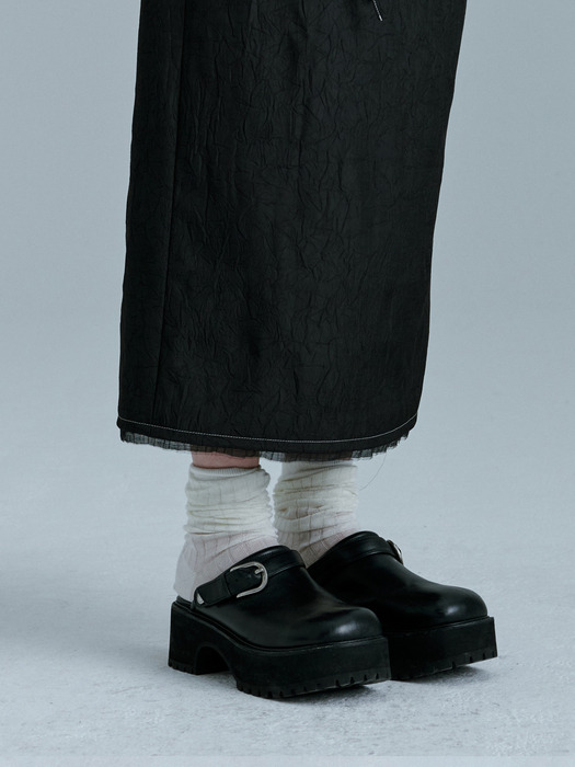 70S CLOGS_black plain