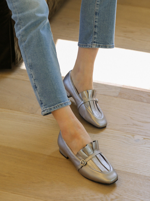 Becca Gathering Loafer _ Silver