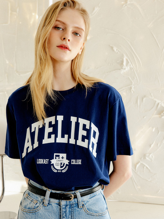 아틀리에 컬리지 티셔츠 / ATELIER COLLEGE TSHIRT_3colors