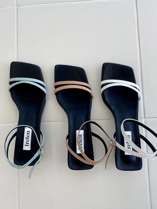 Ankle Strap Mid Heel Sandals_3 colours