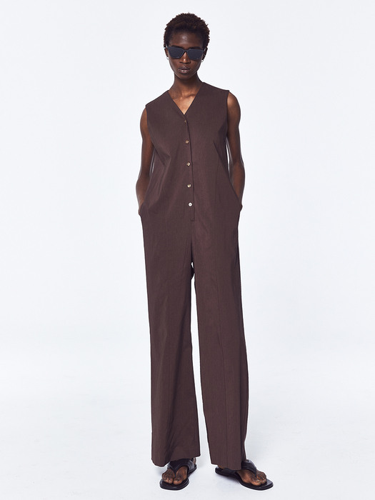 diva jumpsuit_brown