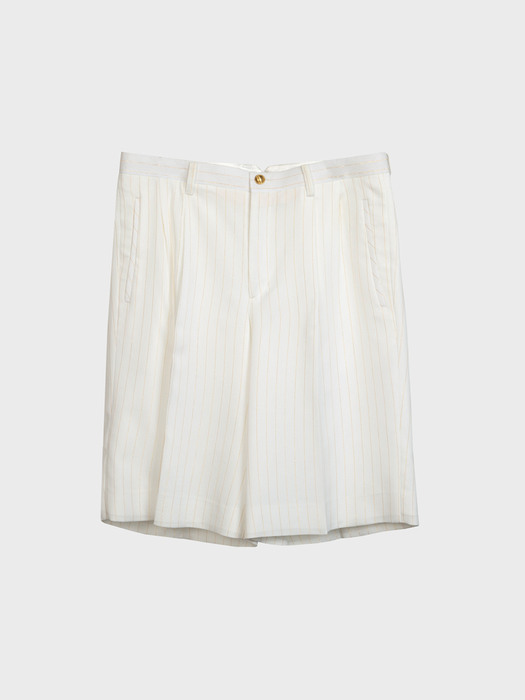 Pinstriped Pleated Shorts(MAN)UTH-SP09 