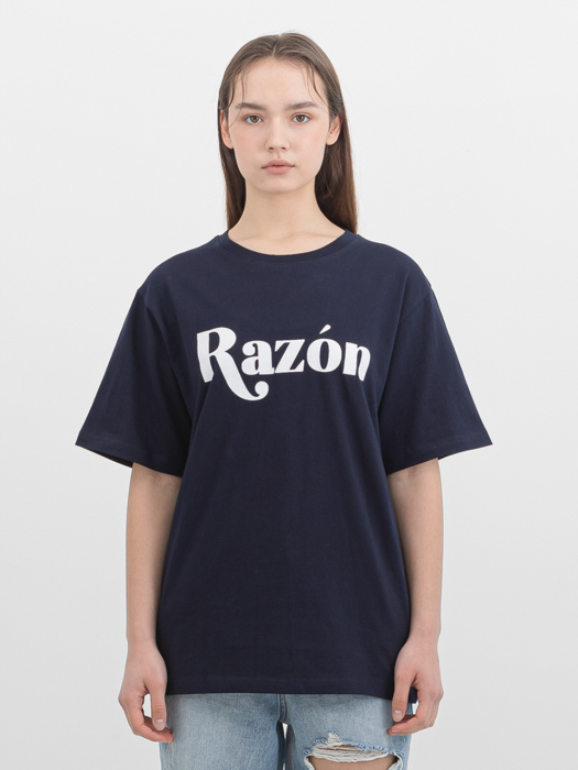 T013 BIG LOGO T-SHIRT_NAVY