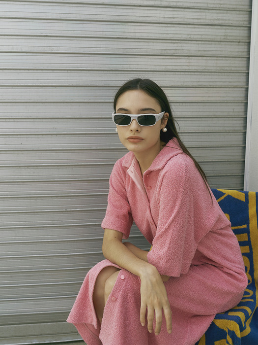 TERRY ROBE ONE-PICE [PINK]