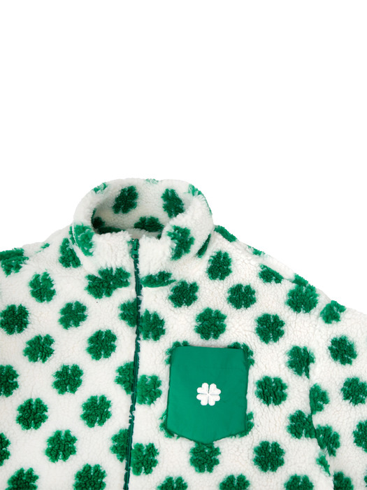 LUCKY FLOWER FLEECE JACKET