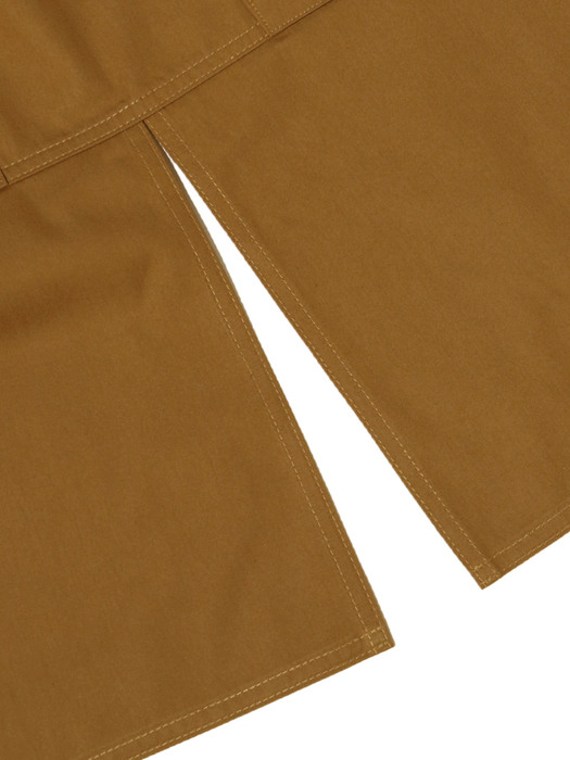 ZIP UP ALL-IN-ONE (CARAMEL BROWN)