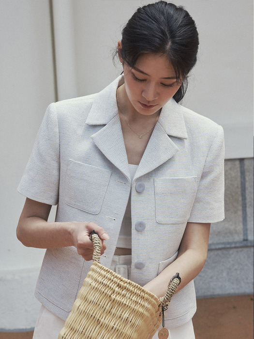 Flat Tweed Jacket