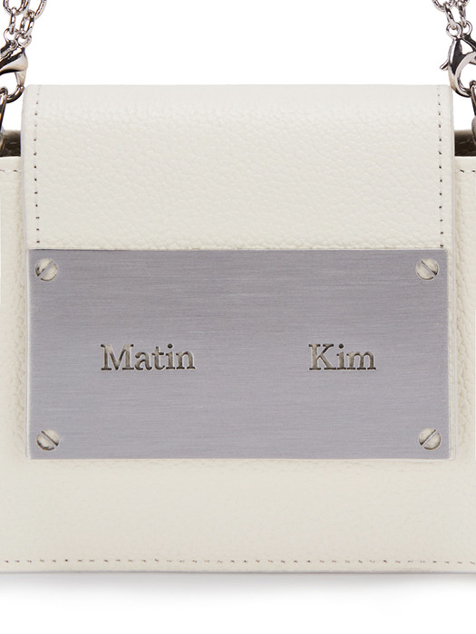 ACCORDION MINI BAG IN IVORY - Image 1