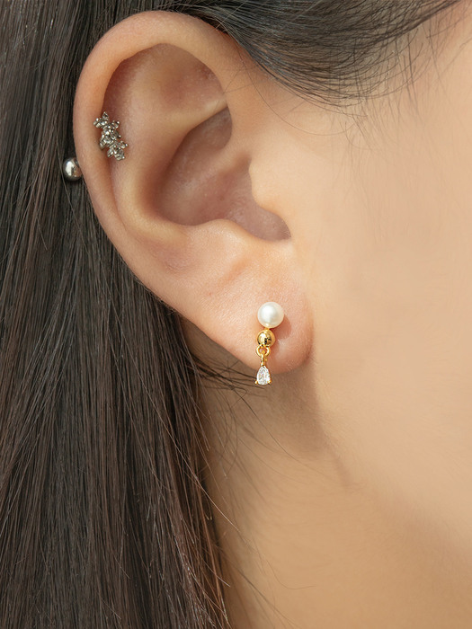 DOUBLE ROUND EARRING
