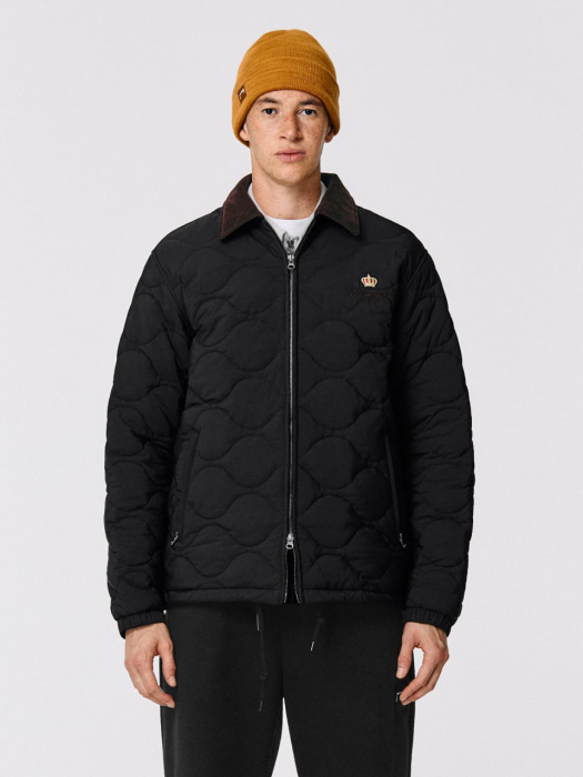 LONDON SERIES QUILTED JACKET-BLACK