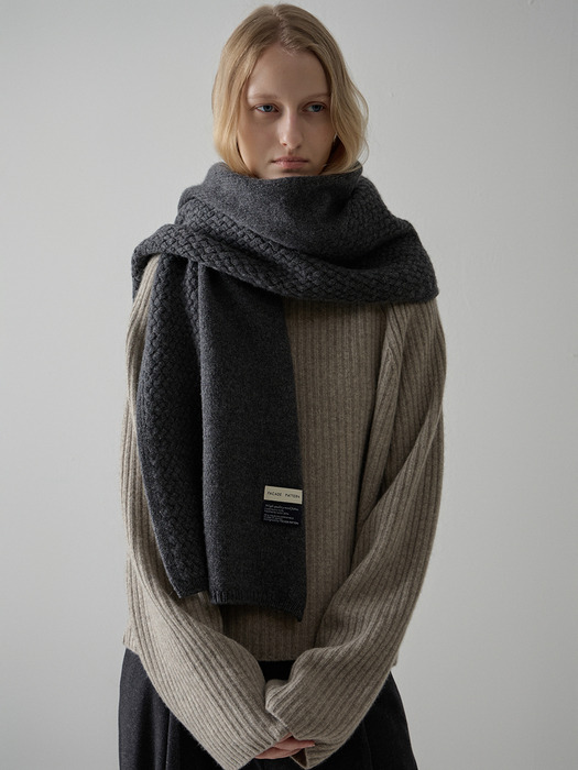 캐시미어 텍스처 머플러_4color