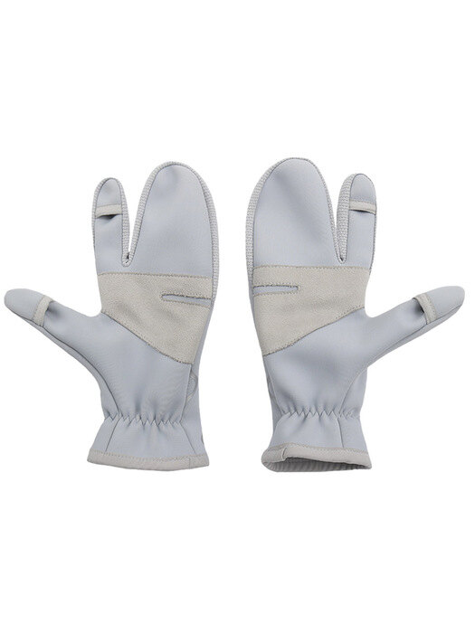 Finger Hole Tabi Gloves / Grey