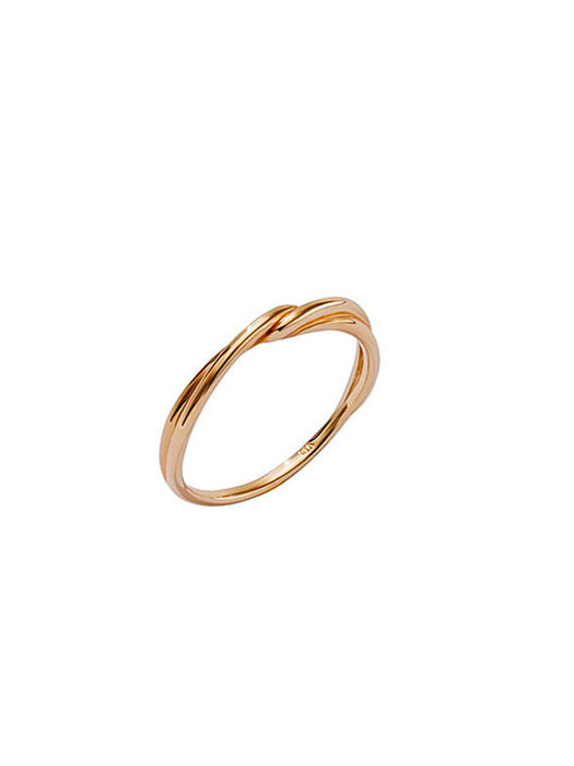 [14k gold] Cinq.k.12 / kreuz ring