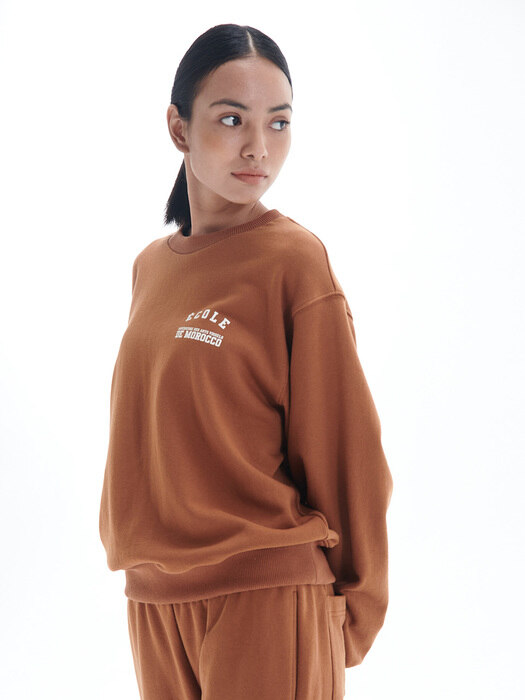 [22FW] ECOLE Sweatshirt (Brown)