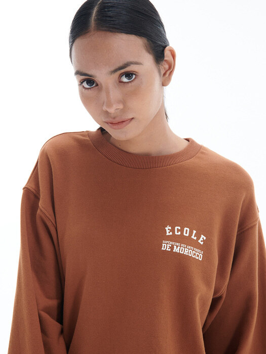 [22FW] ECOLE Sweatshirt (Brown)