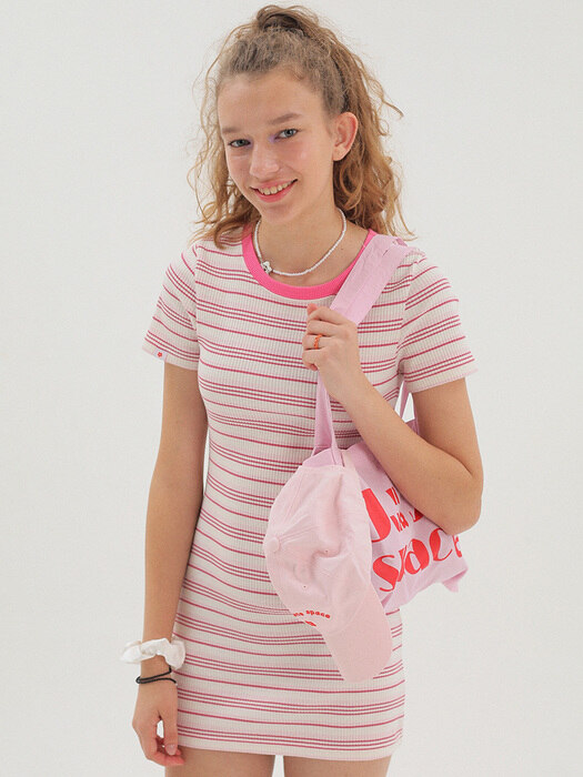 Stripe Dress_Pink