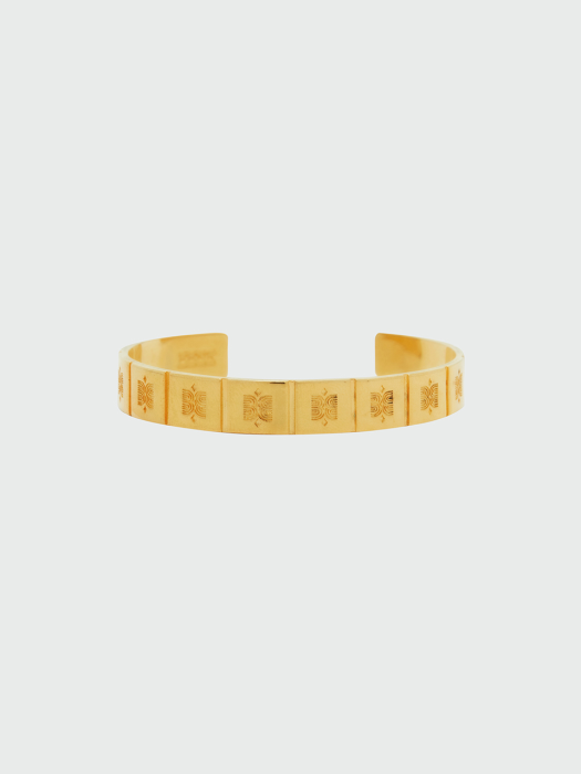 WACELET Logo-Engraved Bracelet - Gold