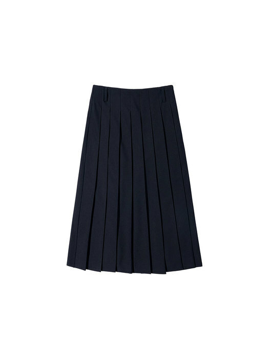 SIST9019 Pleats skirt_Navy