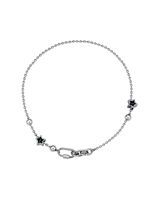 no.311 black move star necklace