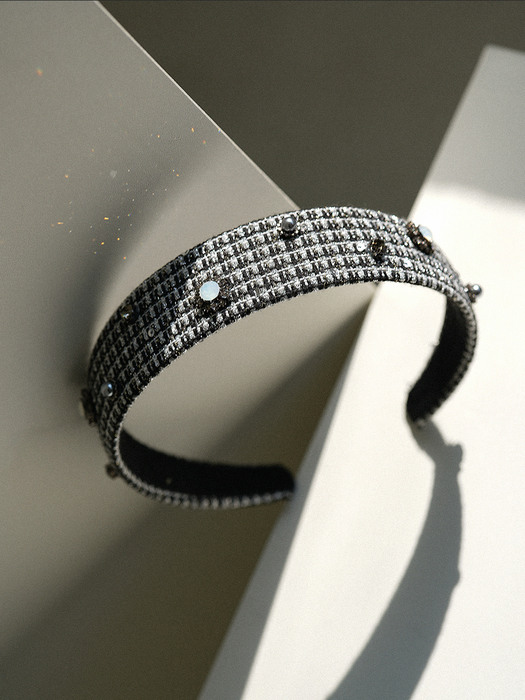 The Classic Check Tweed Hairband