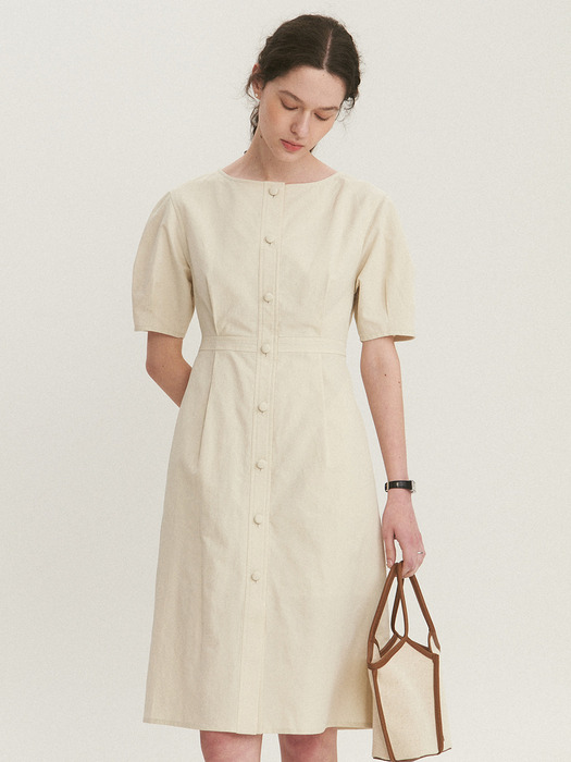 Natural Sleeve Dress_2color