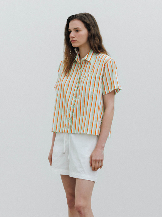 Harris Stripe Shirt (Lime)