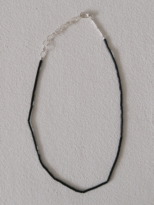 BLACK BAMBOO NECKLACE