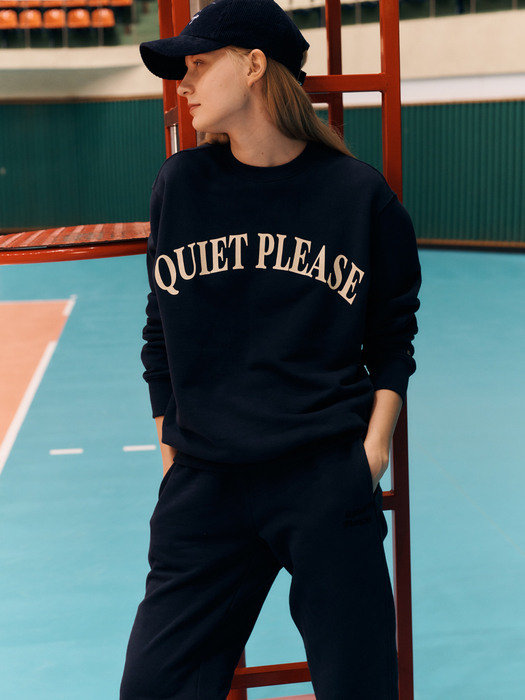 [Quiet Please] Heritage Logo Printed SweatShirt(3 Colors)-