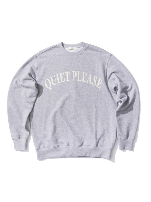 [Quiet Please] Heritage Logo Printed SweatShirt(3 Colors)-