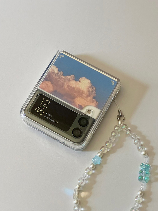 Cloud Z flip case (Jell-hard case)