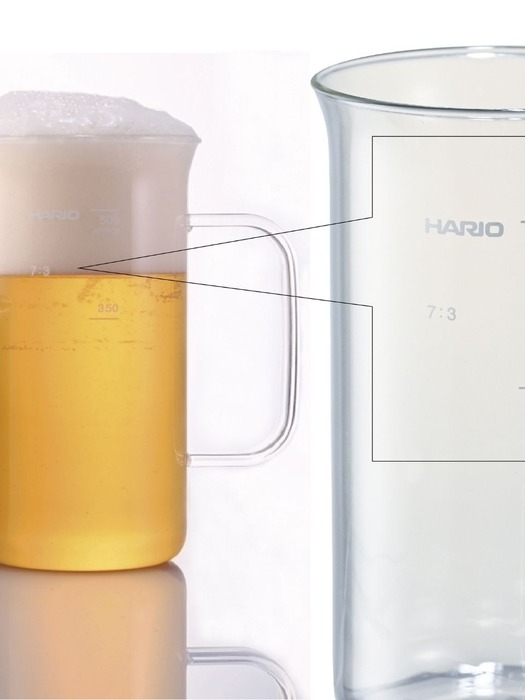 HARIO Crafts Science Beaker Glass & Beer Mug