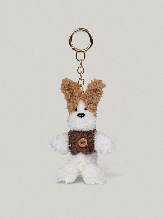 [단독] [FOLNUA X papimyong] Bibi Key Ring - Brown