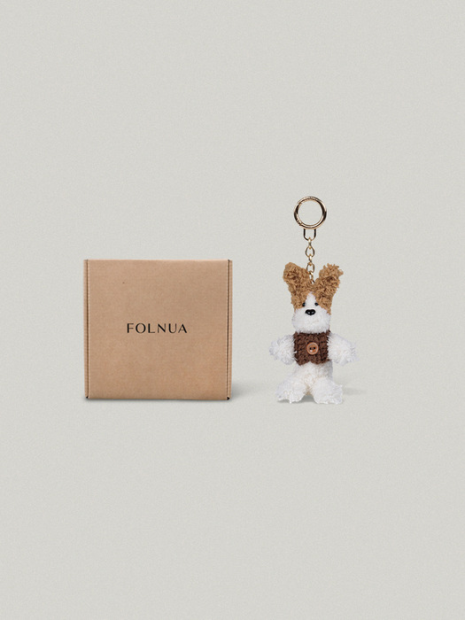 [단독] [FOLNUA X papimyong] Bibi Key Ring - Brown