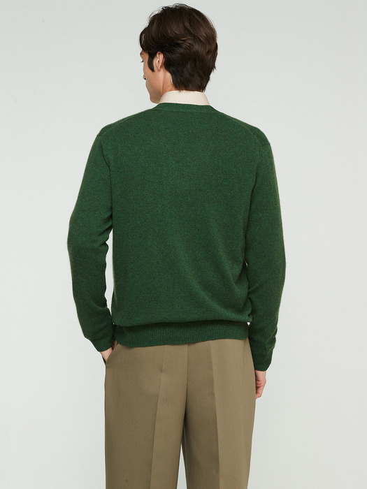 Smart fit Cardigan_Grass Green