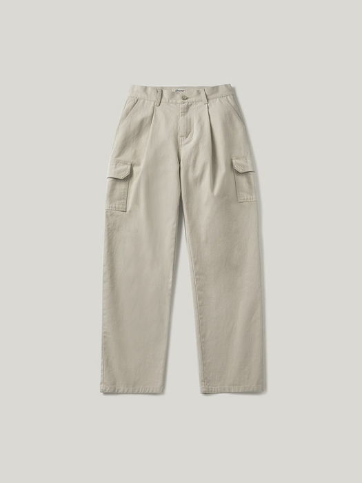 PVIL Cotton Cargo Pants(Oat Beige)