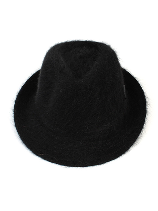 BU Wool Black Fur Fedora 울페도라