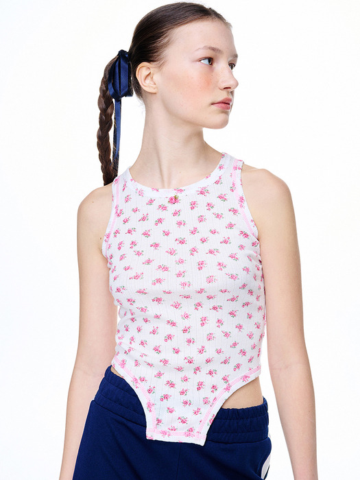 BODY SUIT DETAIL SLEEVELESS TOP FLORAL_PINK