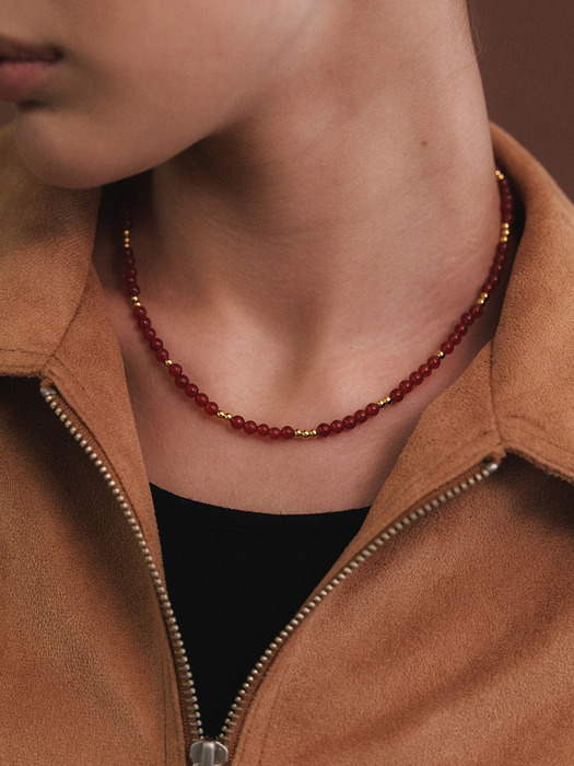 berry stick necklace