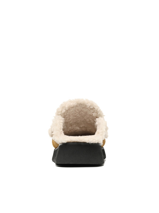 Fur penny slipper