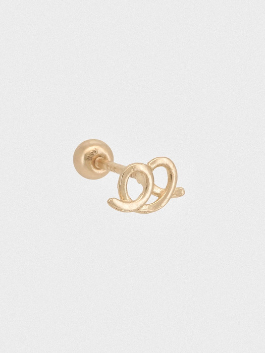 14k drawing heart piercing (2type)