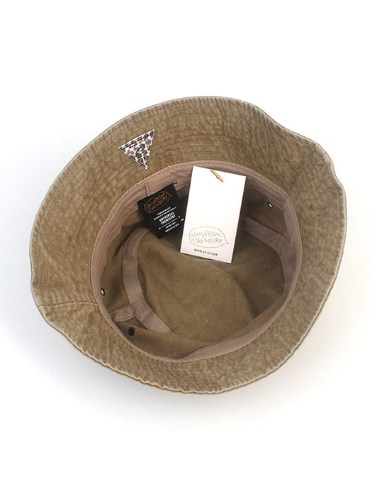 Pigment Beige Washing Bucket Hat 버킷햇