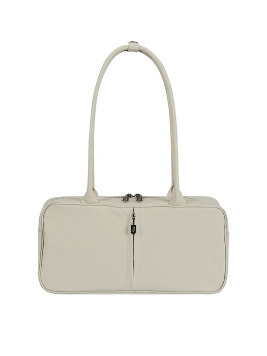 필인더블랭크]Safety Pin Square Bag (beige)