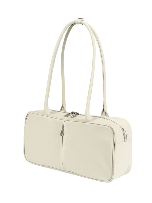 Safety Pin Square Bag (beige)